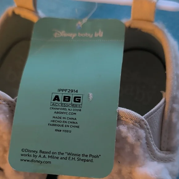 Disney Baby Winnie The Pooh Bear Slippers - Picture 3 of 5